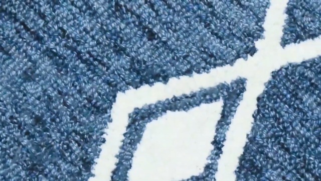 Tapete Amer Rugs Vista Raton 100% Lana 5x8 Azul Marino miniatura 7