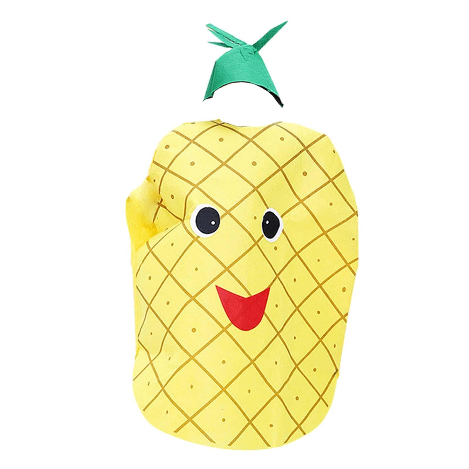 Fruit Costume for Kids, Cosplay Costume for Boys And Girls, for Parties, Stage Performances, Halloween Accessories, Pineapple
