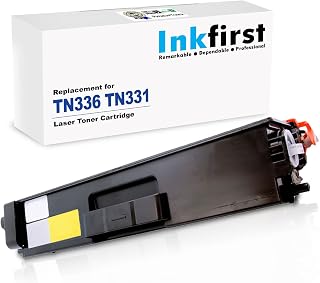 Inkfirst Yellow Toner Cartridge TN331Y TN336Y (TN-331 TN336 Y) Compatible Remanufactured for Brother TN331 TN336 Yellow HL-L8350CDW HL-L8350CDWT MFC-L8600CDW MFC-L8850CDW HL-L8250CDN