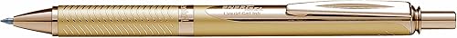 Pentel BL407-A Línea Ancho, Rodillo de Gel Líquido Sterling con Mecanismo de Presión, 0.014 in Oro