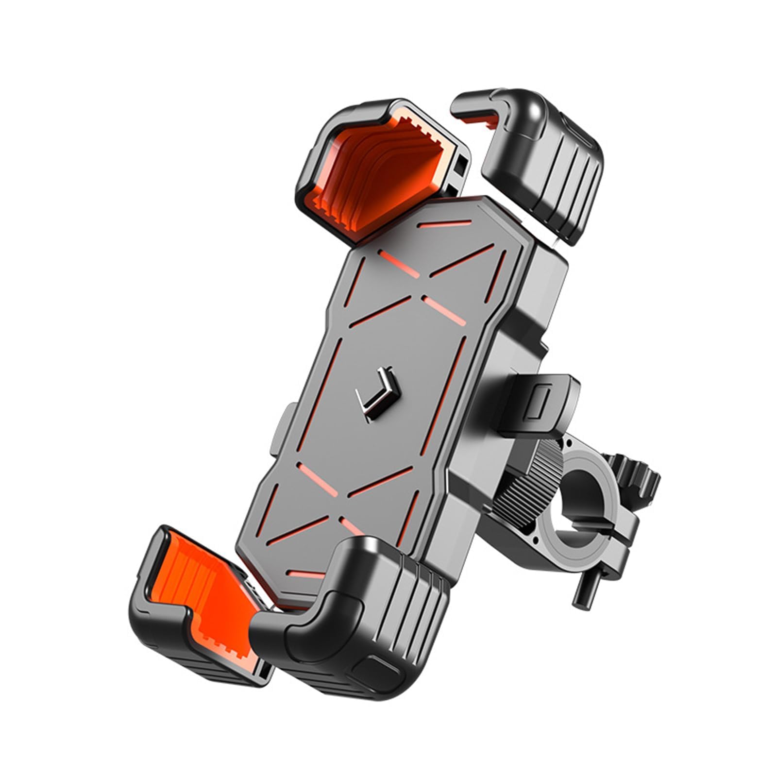 Motorcycle Cell Phone Holder for Aprilia ETX 150 2016 2017 2018 2019 2020, Adjustable 360° Rotation Bicycle Cell Phone Holder Anti Vibration Handlebar Holder, Handlebarstyle-A