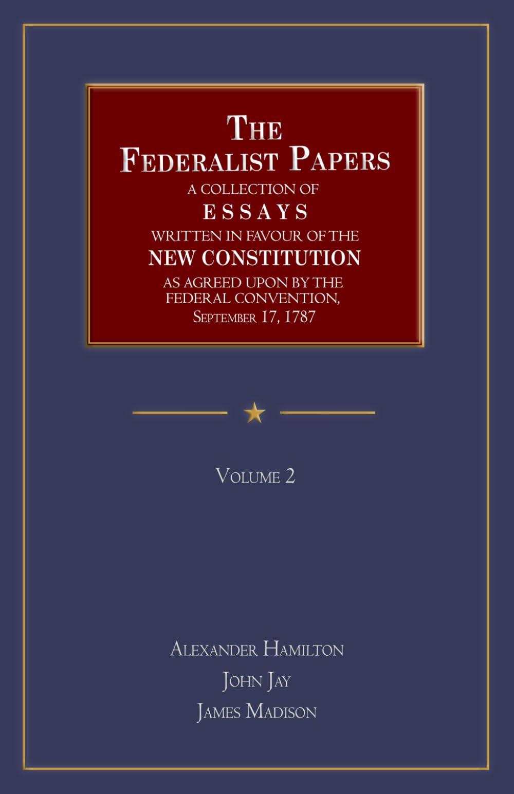 The Federalist Papers: Volume 2