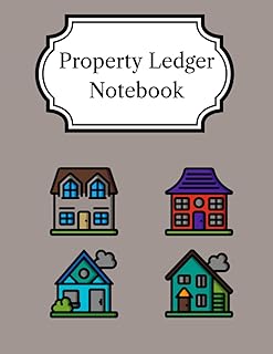 Property Ledger Notebook: Rent Payment Tracker Journal