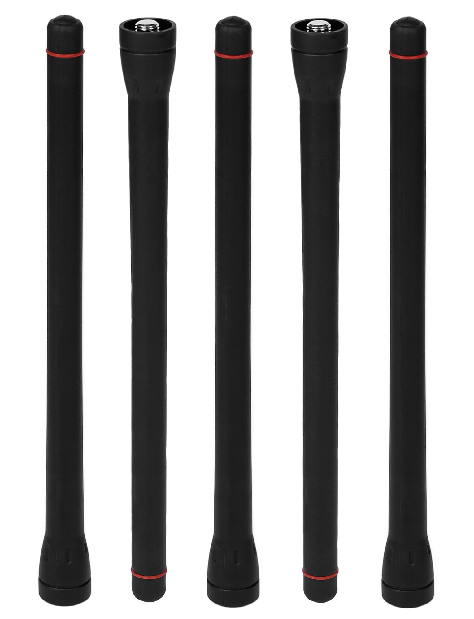 5X VHF 136-174MHz SMA maschio Antenna FA-SC55V FA-SC58V per radio Icom, 6,5" | Compatibile con Icom Radio IC-F3 IC-F11 IC-F30 IC-F70 IC-F1000 IC-F2000 IC-F3001 IC-F3021T IC-M2A IC-M3A IC-M37
