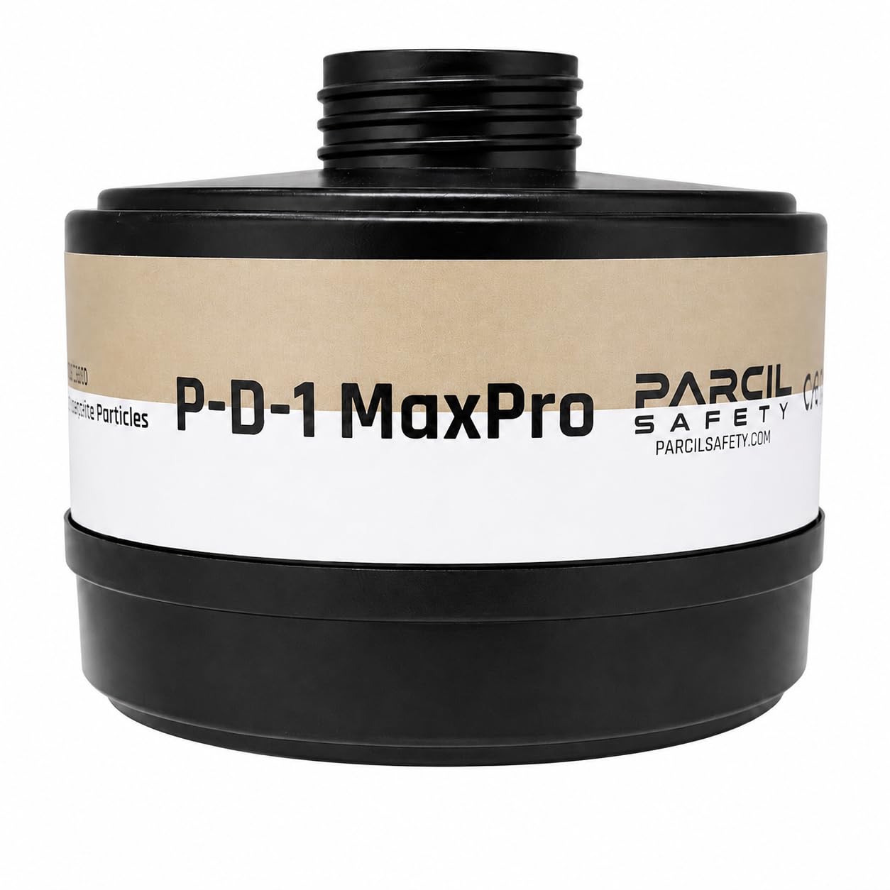 Parcil Safety – P-D-1 - Cartouches filtrantes au charbon actif pour masque respiratoire intégral | Filtre contre les vapeurs organiques pour masque à gaz et respirateur – P3
