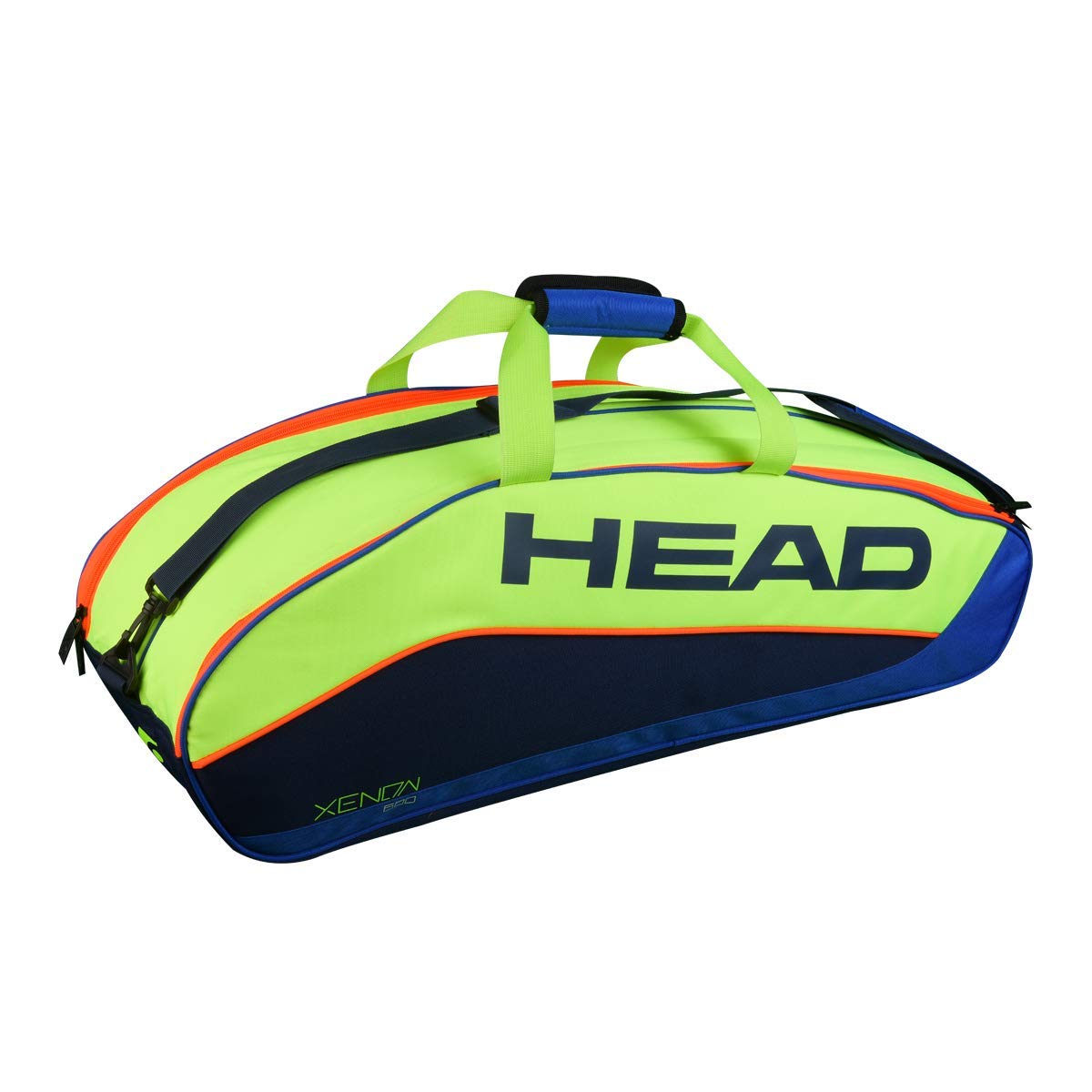 HEAD IGNITION PRO BADMINTON RACKET WITH KITBAG XENON 600 AND BOAST 65 BADMINTON STRING BLACK 3