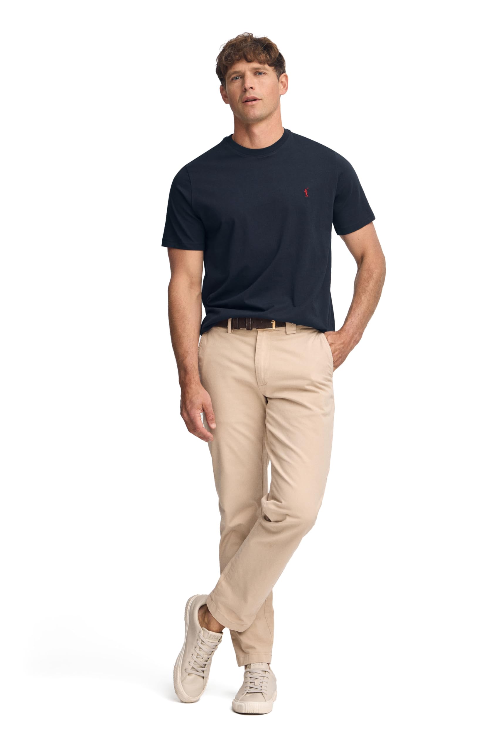 Polo Club Maglietta Basic Cotone con Logo Ricamato Uomo - T-Shirt for Men