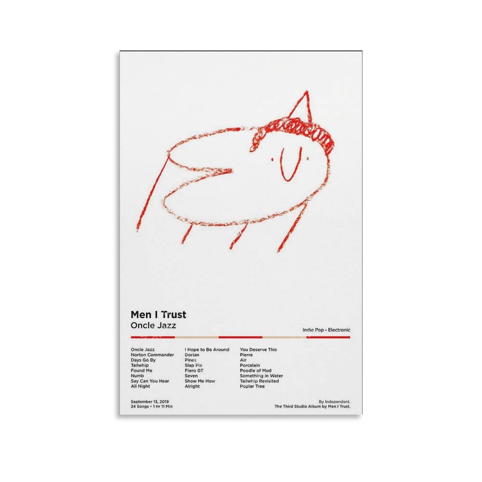 Amazon.co.jp: Men I Trust - Oncle ジャズ キャンバス ポスター 寝室