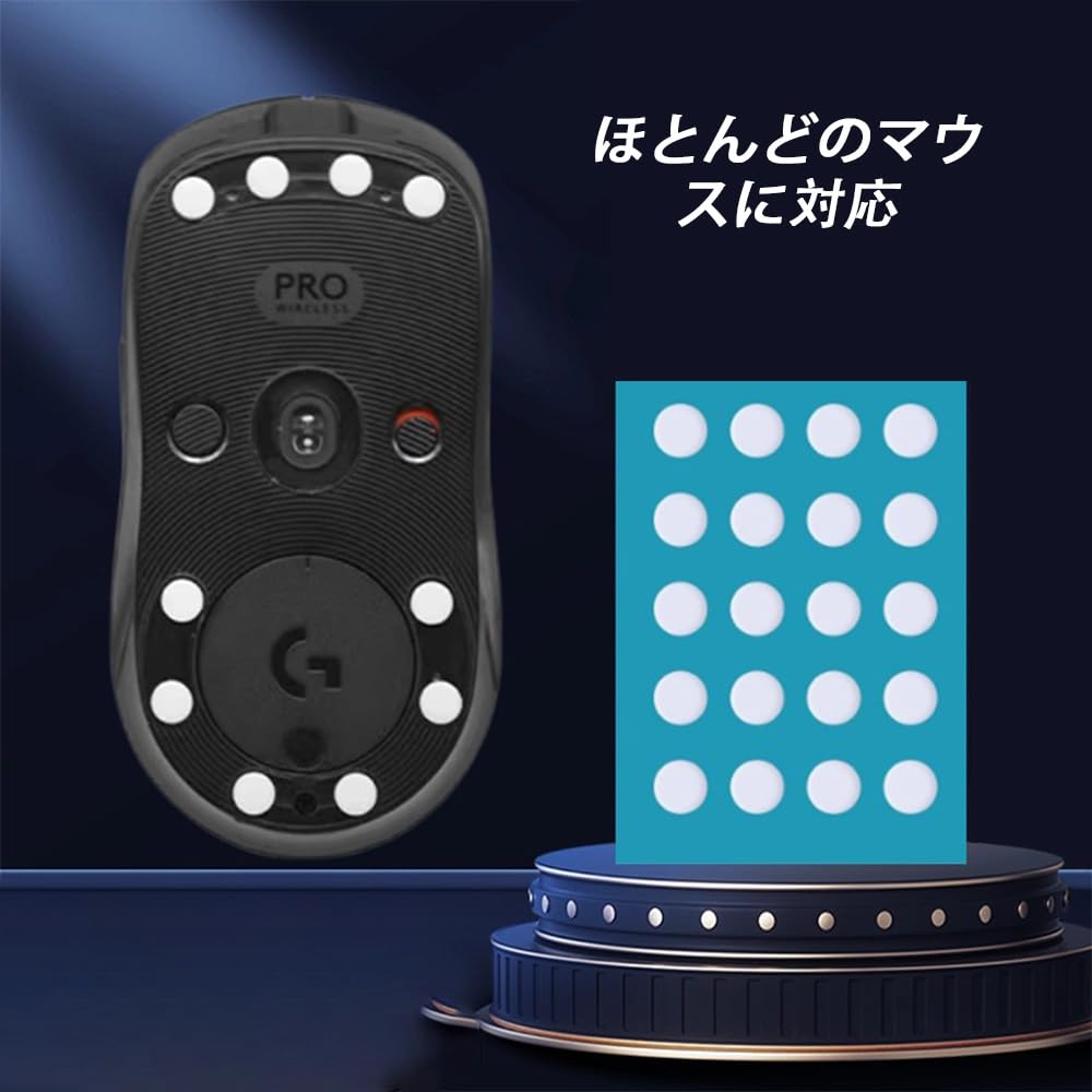 Amazon.co.jp: YUHENGCT マウスソール 汎用 円形 120 粒入り 6mm