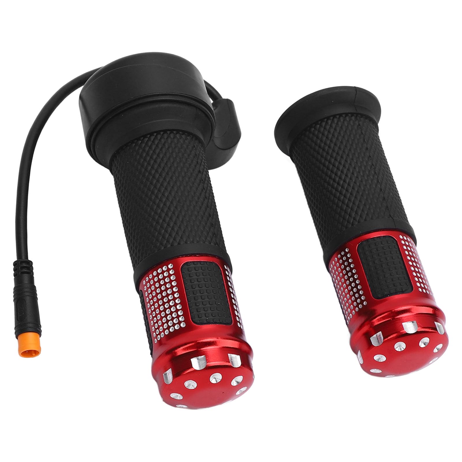 Focket Manopola acceleratore elettrica, manubrio per scooter elettrico con giunto impermeabile, acceleratore universale di ricambio per bici elettrica per SmartGyro, KuKirin (rosso)