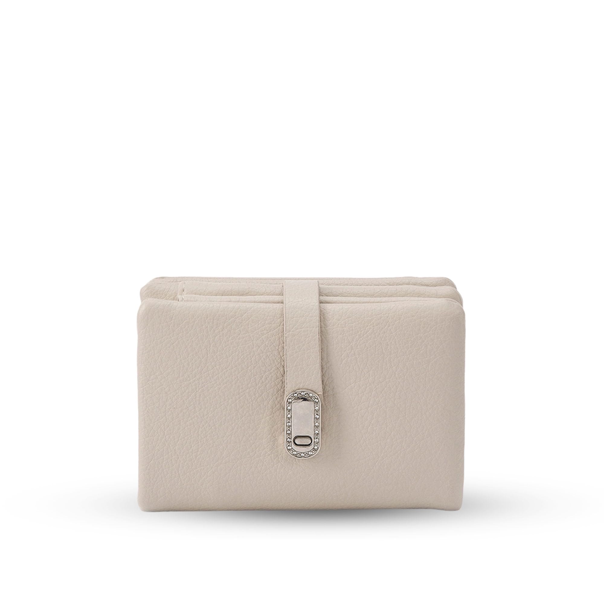 Ella Crystal Elegance Off-White Wallet-image-11
