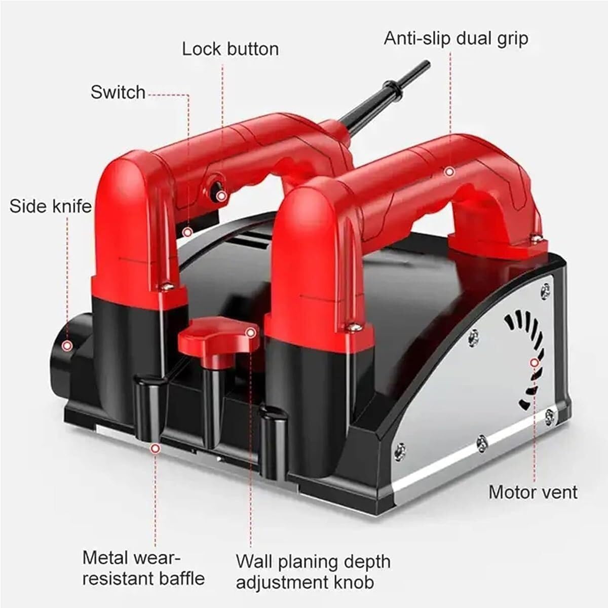 Electric Wall Scraper 1200W Electric Wall Planer - Concrete Trowel ...