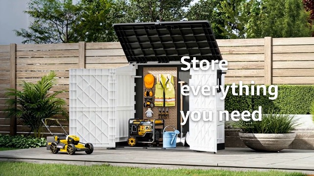 Amazon.com : LHBcraft Outdoor Storage Cabinet 36 Cu Ft with