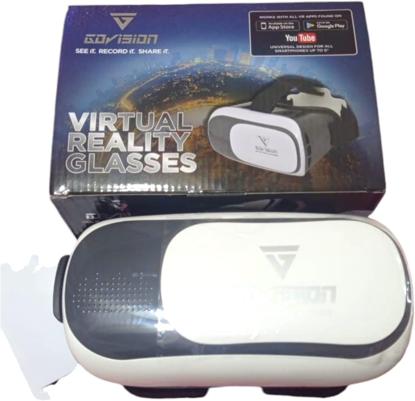 3D Virtual Reality Glasses VR Goggle Performance Series - Imersão Total, Capture e Compartilhe SUA Experiência! Kit com 2 unidades