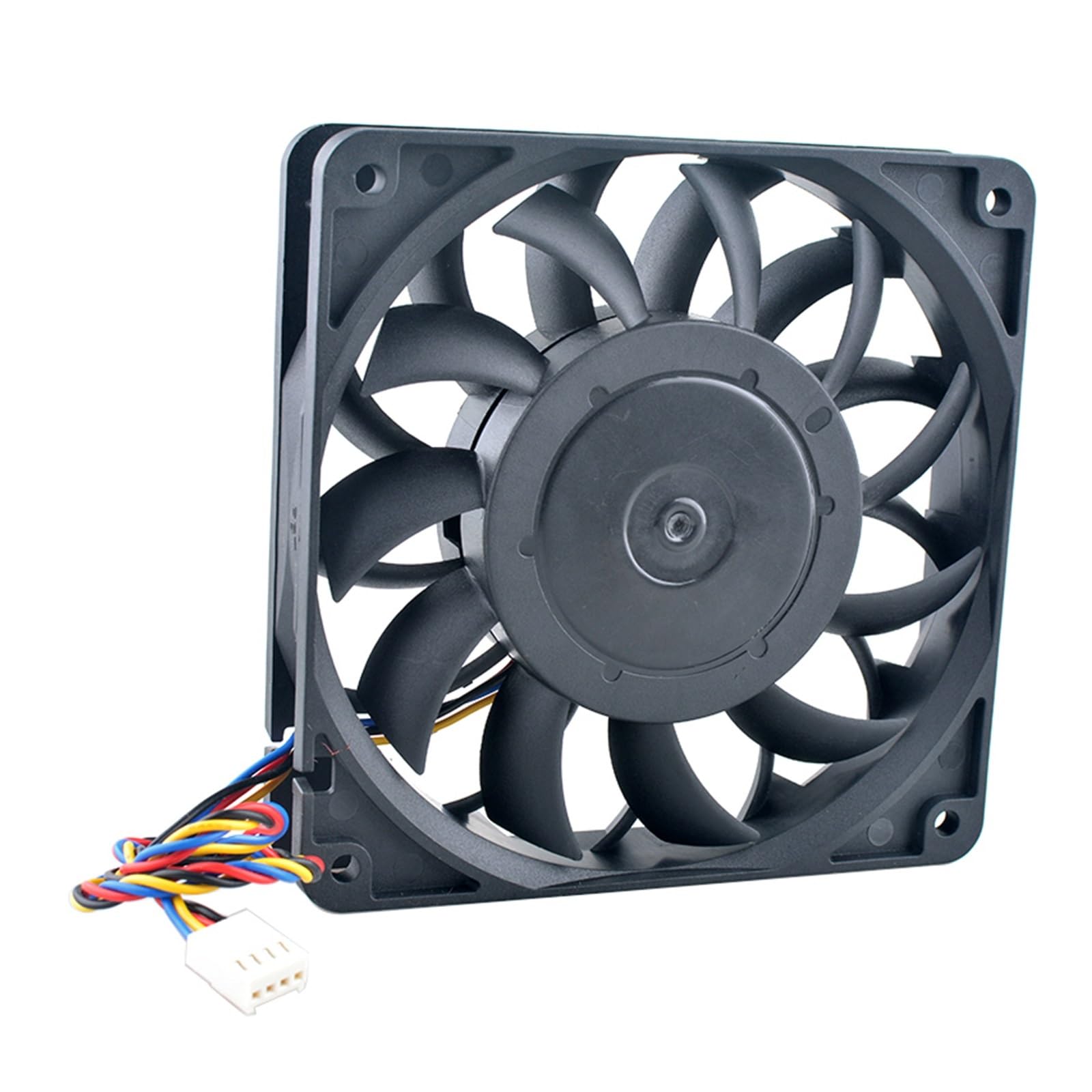 JJKKOZVQF FFB1212SH 12cm X 120mm X 25mm DC12V 1.24A 4-Pin 3700RPM Cooling Fan for Server Chassis CPU - 120mm Fan