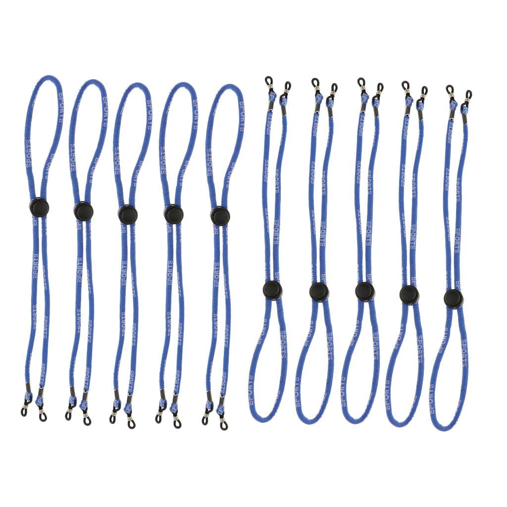 CALANDIS™ 10Pieces Adjustable Eyeglass Holder Eyewear Sports Band Cord Neck Strap Bule | Other Vision Care | Vision Care-image-29