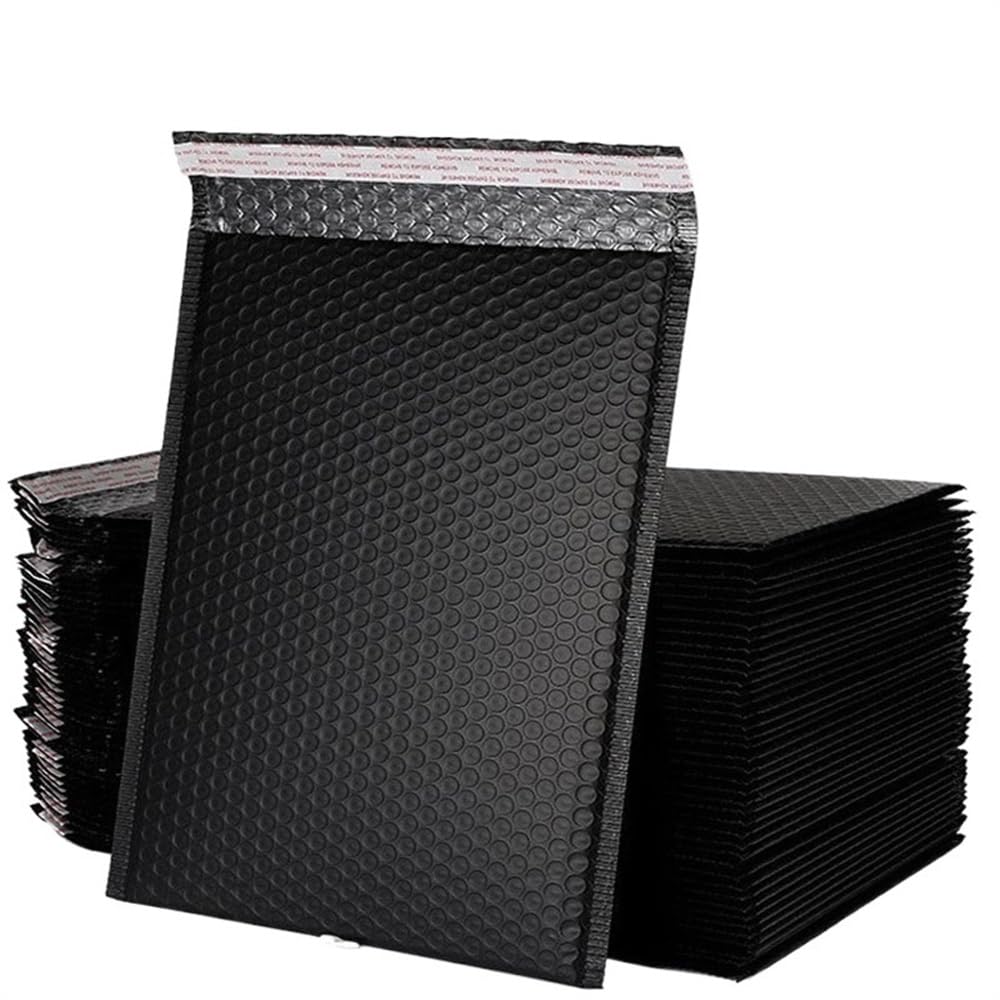 Torby transportowe z kopertą bąbelkową, Samoprzylepne koperty bąbelkowe, opakowanie 100 wielokolorowych, różnych rozmiarów(100pcs White,13 * 15cm)