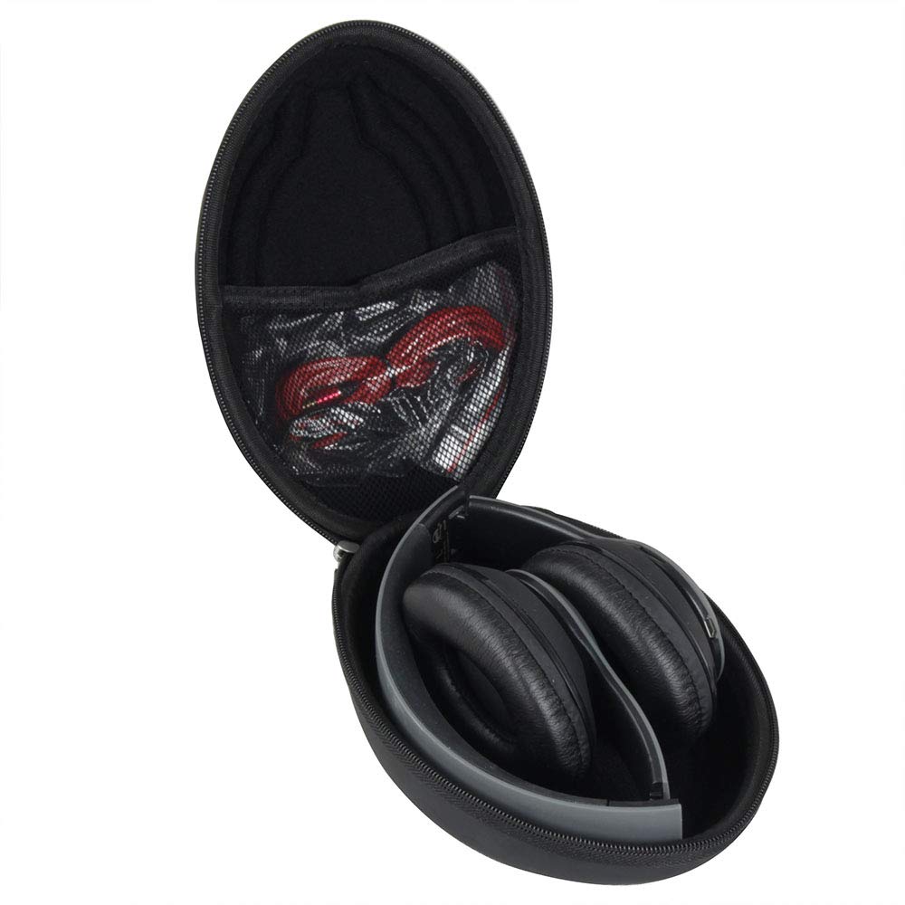 Hermitshell Hard Travel Case for iJoy Matte Rechargeable Wireless Bluetooth Foldable Over Ear Headphones (Black)