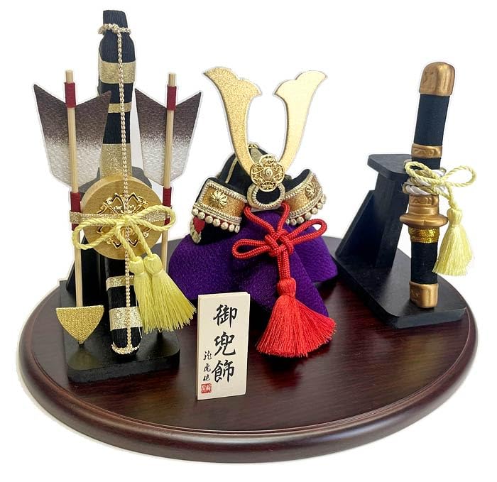 Amazon | 飛翔兜 弓太刀セット 五月人形兜飾り 端午の節句卓上飾り