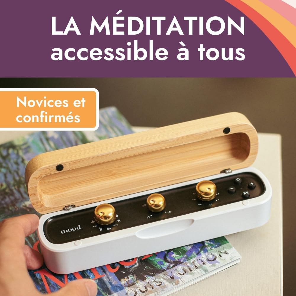 Morphée Mood Box de Méditation Guidée 600 Séances Audio Guidées Relaxation Bien-Être en Français