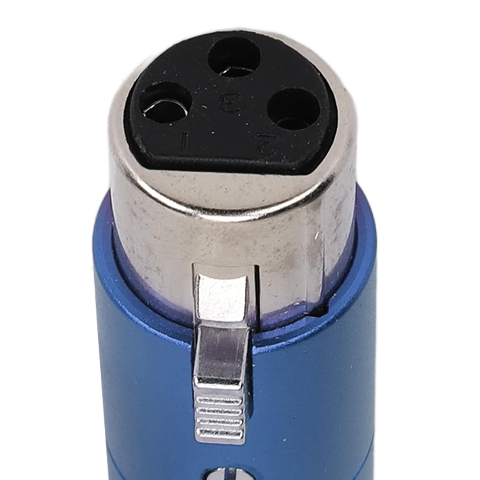 Preamplificador de micrófono en línea profesional Alta ganancia 28dB Amplificación sin pérdidas MIC MIC PreamP activo para transmisión en vivo de aluminio de grabación de estudio (Azul)