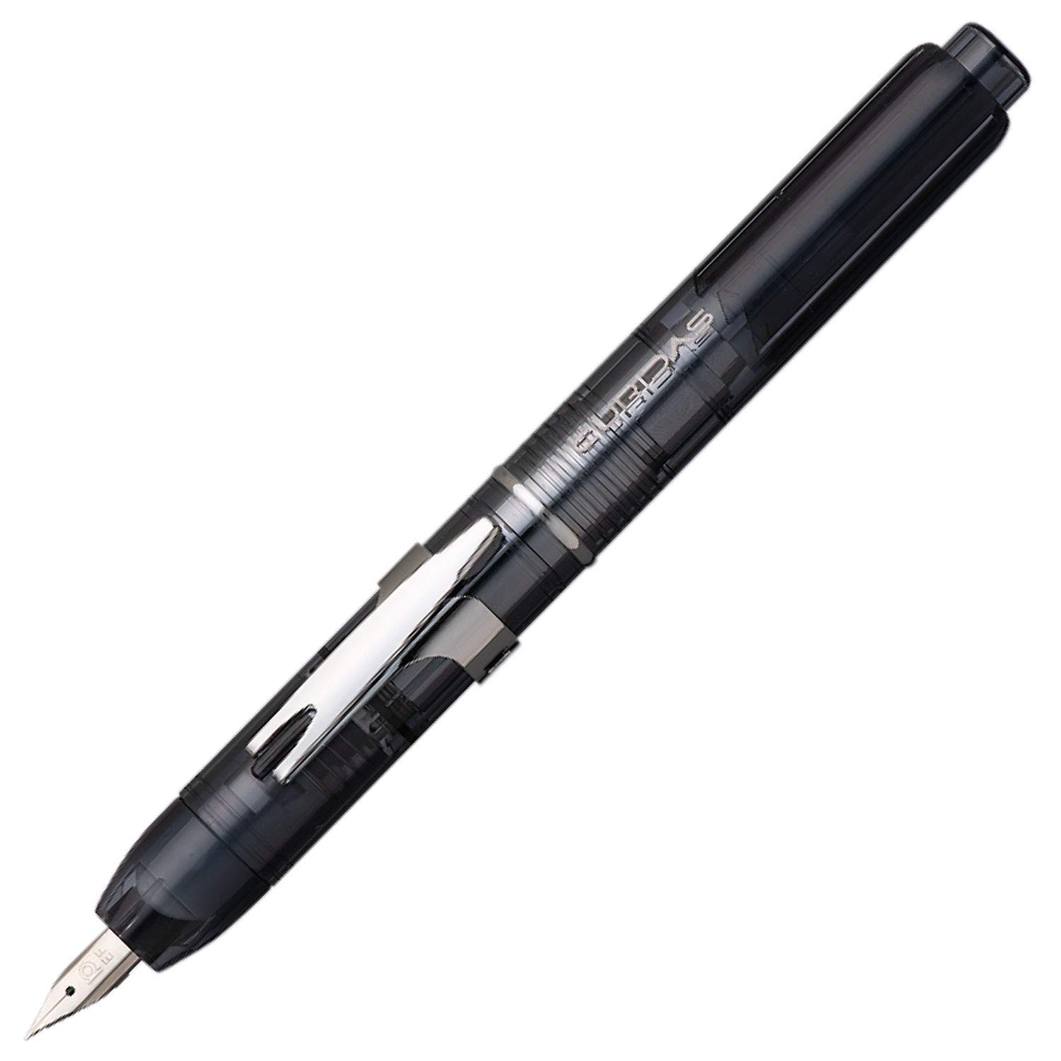 Curidas PKN7000-7M Fountain Pen, M Medium, Retractable, Graphite Smoke Grey, Handmade, with Gift Box, Fountain Pen