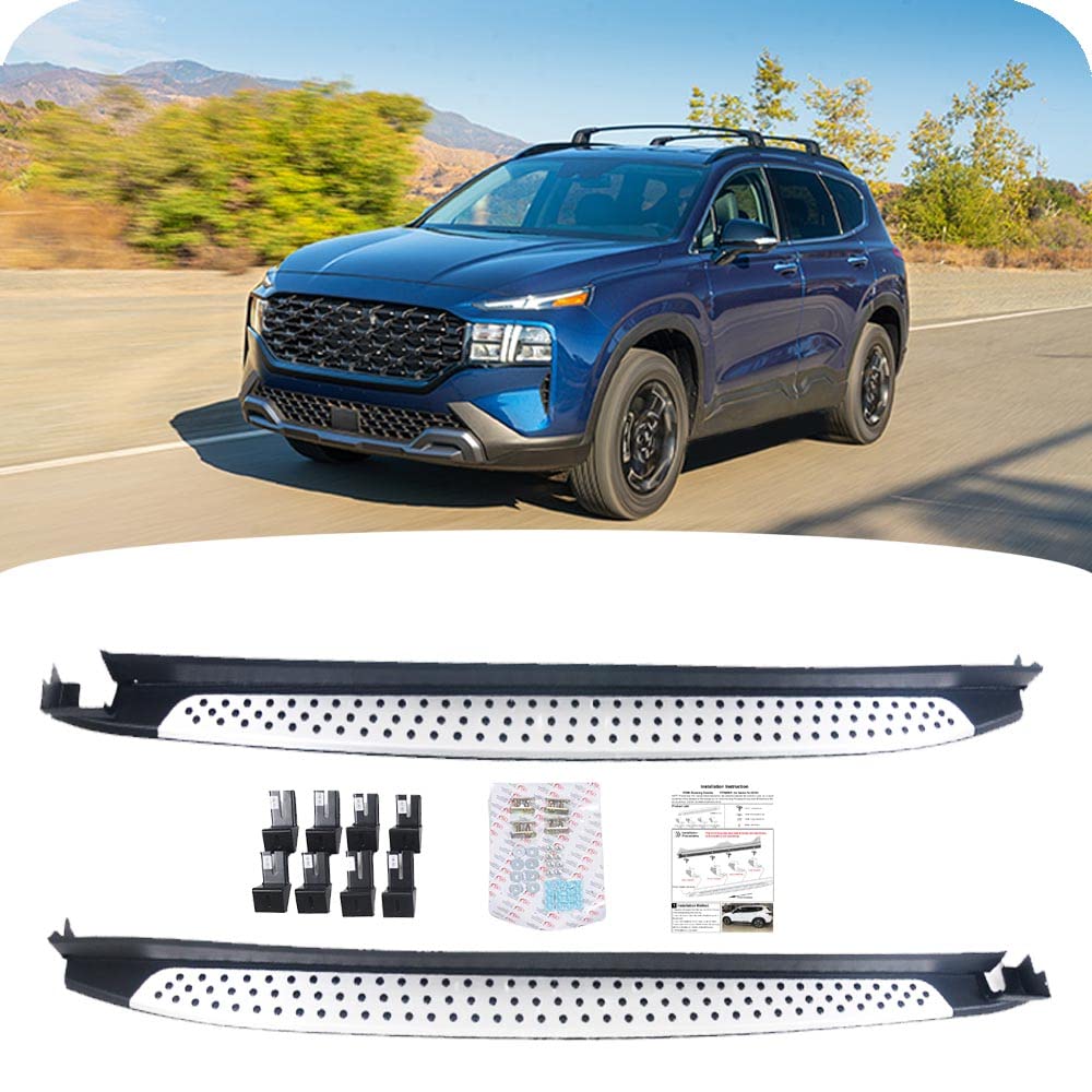 SNIXWOO 500 LBS Running Boards Fit for Hyundai Santa Fe 2019-2023 Side Steps Nerf Bars Accessories