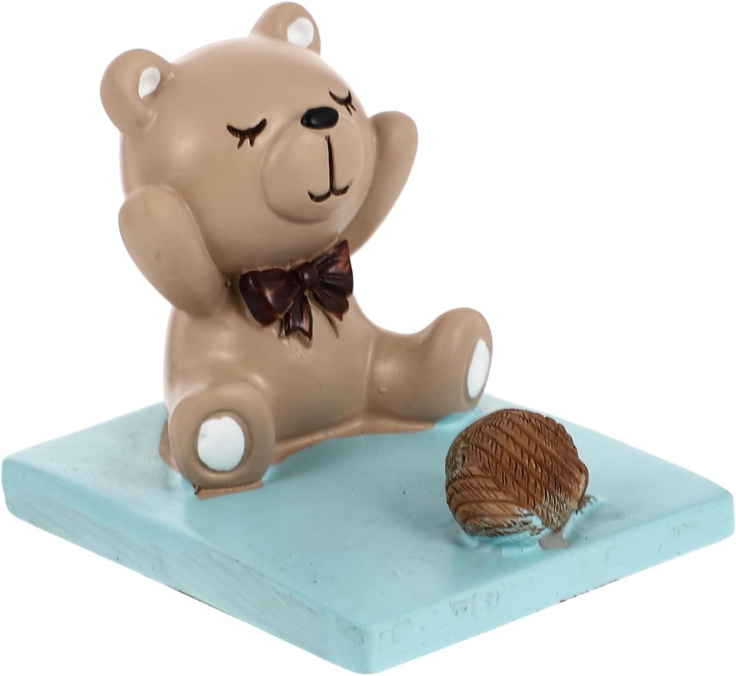 Animals Shape Resin Phone Holder Ornament Xmas Desktop Decor
