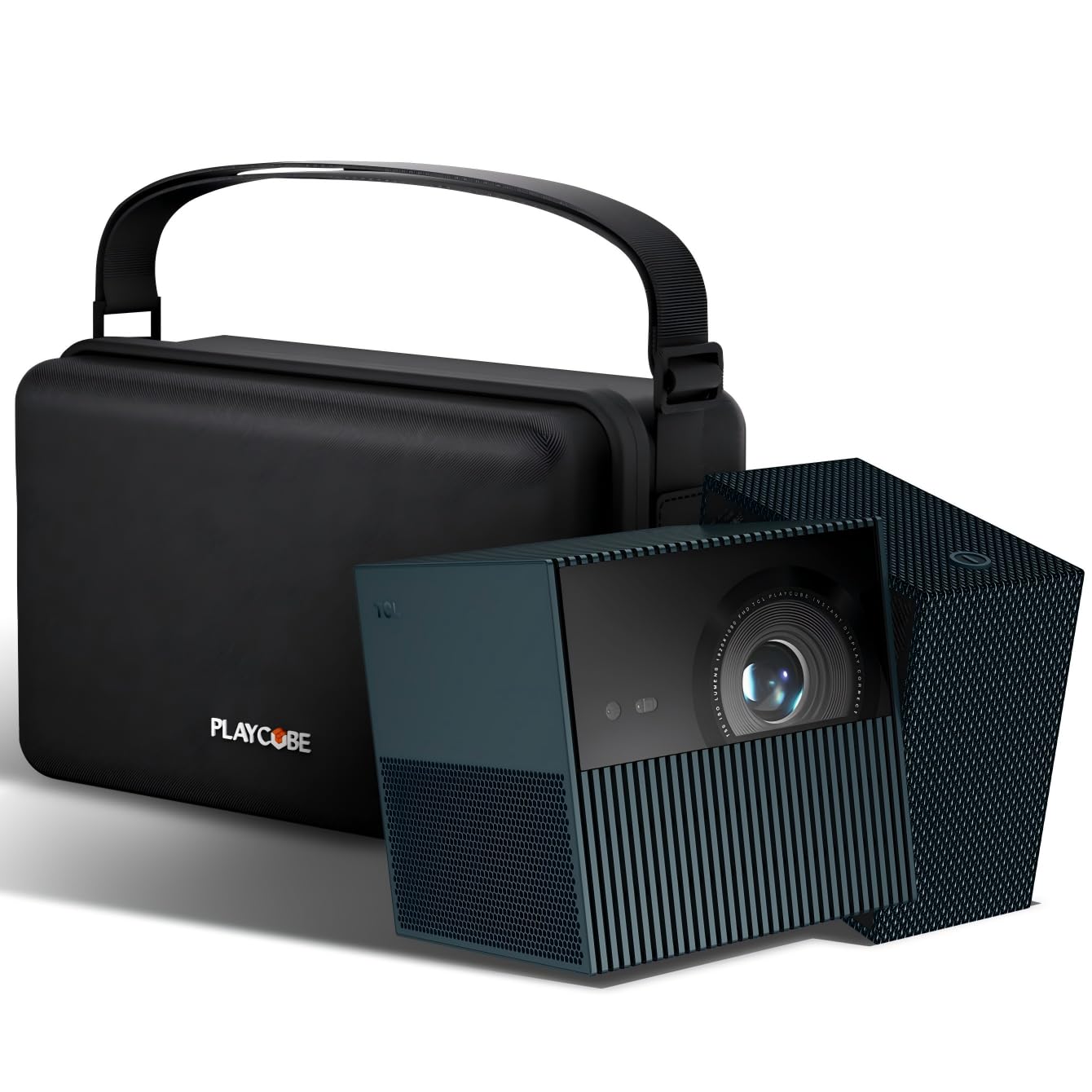 TCL PlayCube DLP Mini Beamer 4K und Individuelle Beamertasche
