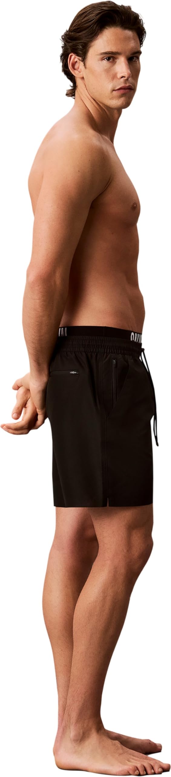 Calvin Klein Męskie bokserki 12,7 cm Intense Power Lv00N61015 Kąpielówki, Czarne (Czarne), S