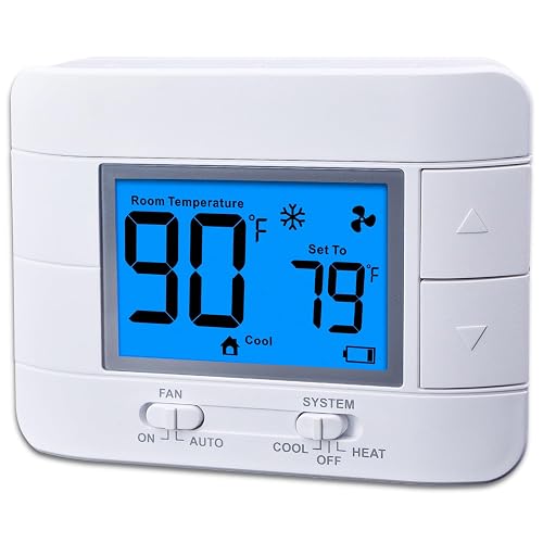 Mroinge Non-Programmable Thermostat 1H/1C