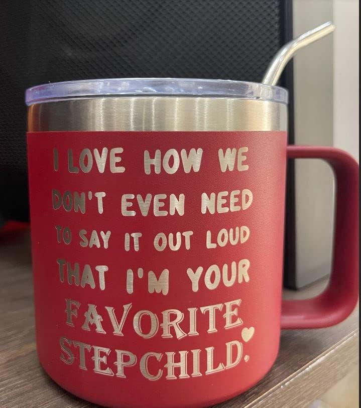 Miniatura 2 de Regalos personalizados para madrastra, padrastro de Stepson, Stepdaughter I Love how we not even need to say it loud that I'm your favorite
