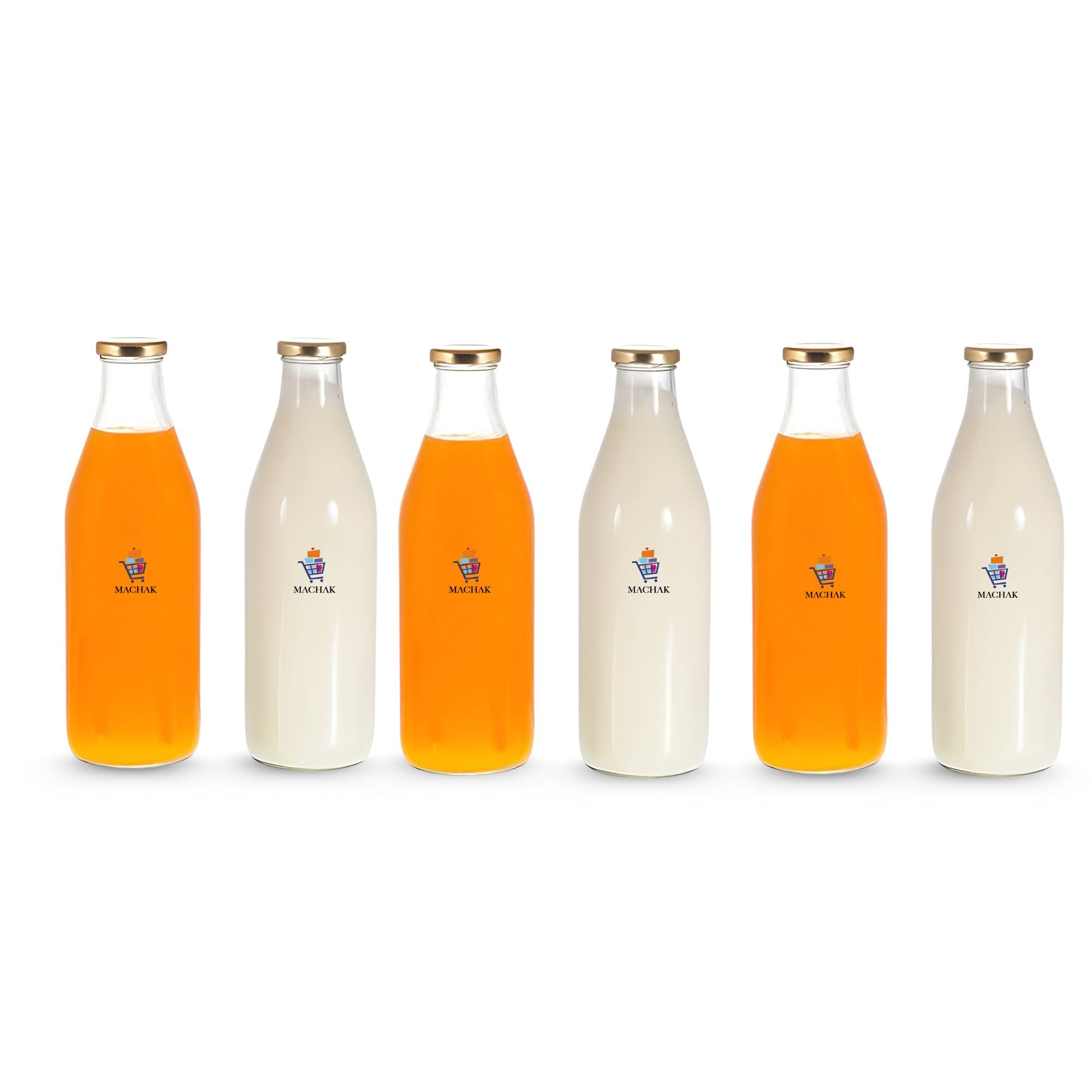 Glass Water Bottle - 500ml - Reusable & Airtight -1 Glass Water Bottle - 500ml - Reusable & Airtight -1