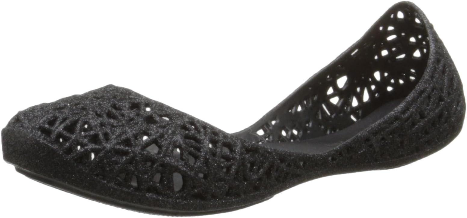 Mini Melissa Mel Campana Zig Zag Ballet Flat (Little Kid)