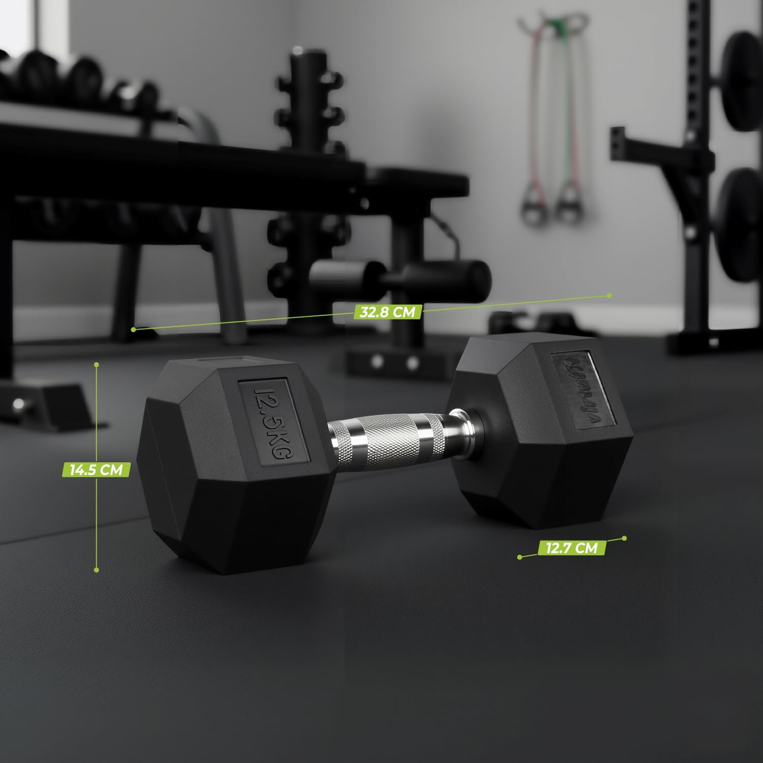 VirtuFit Hexa Dumbell – 12,5 kg – per pezzo
