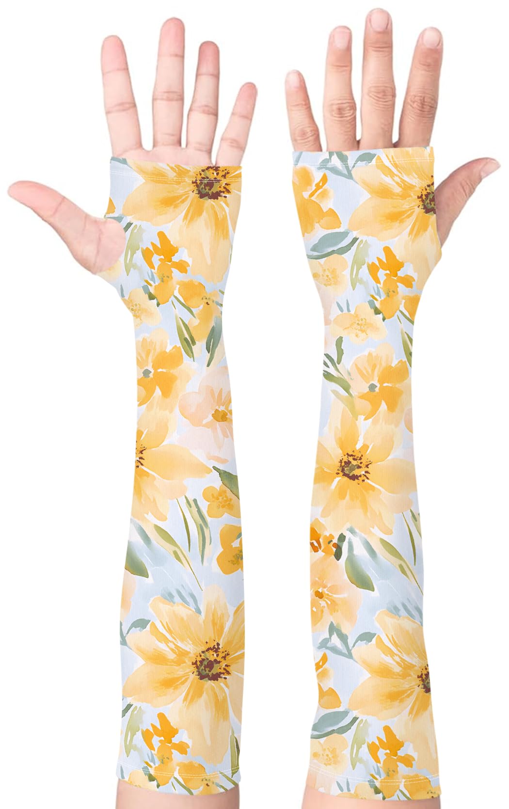Gardening Sleeves for Women UV Sun Protection with Thumb Hole Anti-Scratch