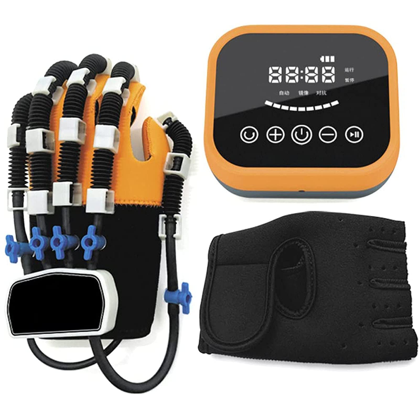 Ortesis De Entrenamiento De Rehabilitación De Dedos Eléctricos, Guante De Robot De Rehabilitación para Pacientes con Disfunción De La Mano, para Entrenamiento De Corrección De Flexión De Dedos
