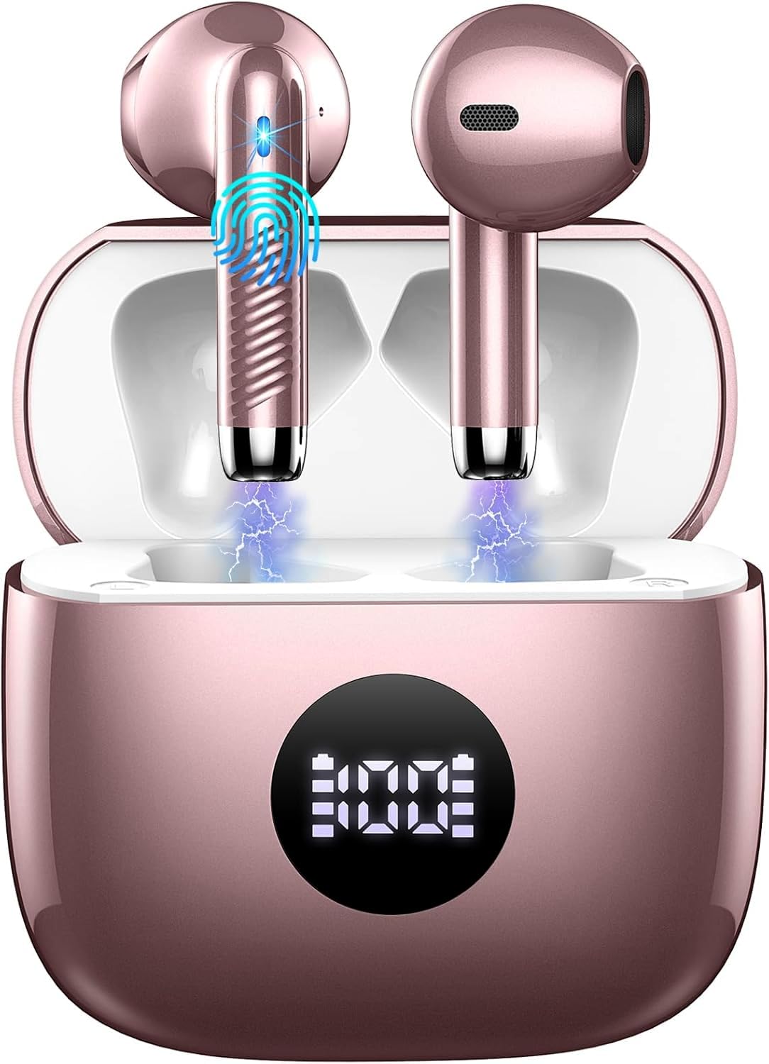 Wireless Earbuds, Bluetooth Headphones 5.4, HiFi Stereo, in-Ear Ear buds