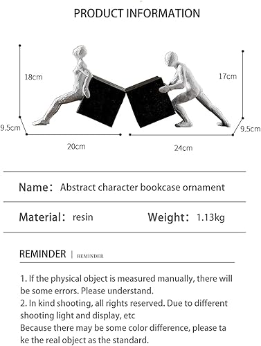 Miniatura 2 de Sujetalibros decorativos únicos y modernos, sujetalibros para estantes, decoración moderna del hogar, sujetalibros Sokoban, sujetalibros para sala