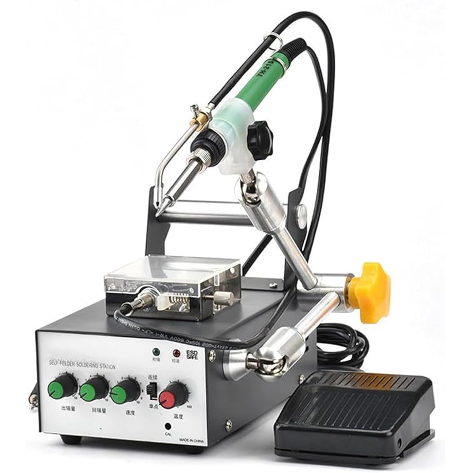 GYKOZY Soldering Machine,industry Automatic Solder Feeder,with Foot/Hand Switch, for Circuit Board Electronic Product Repair