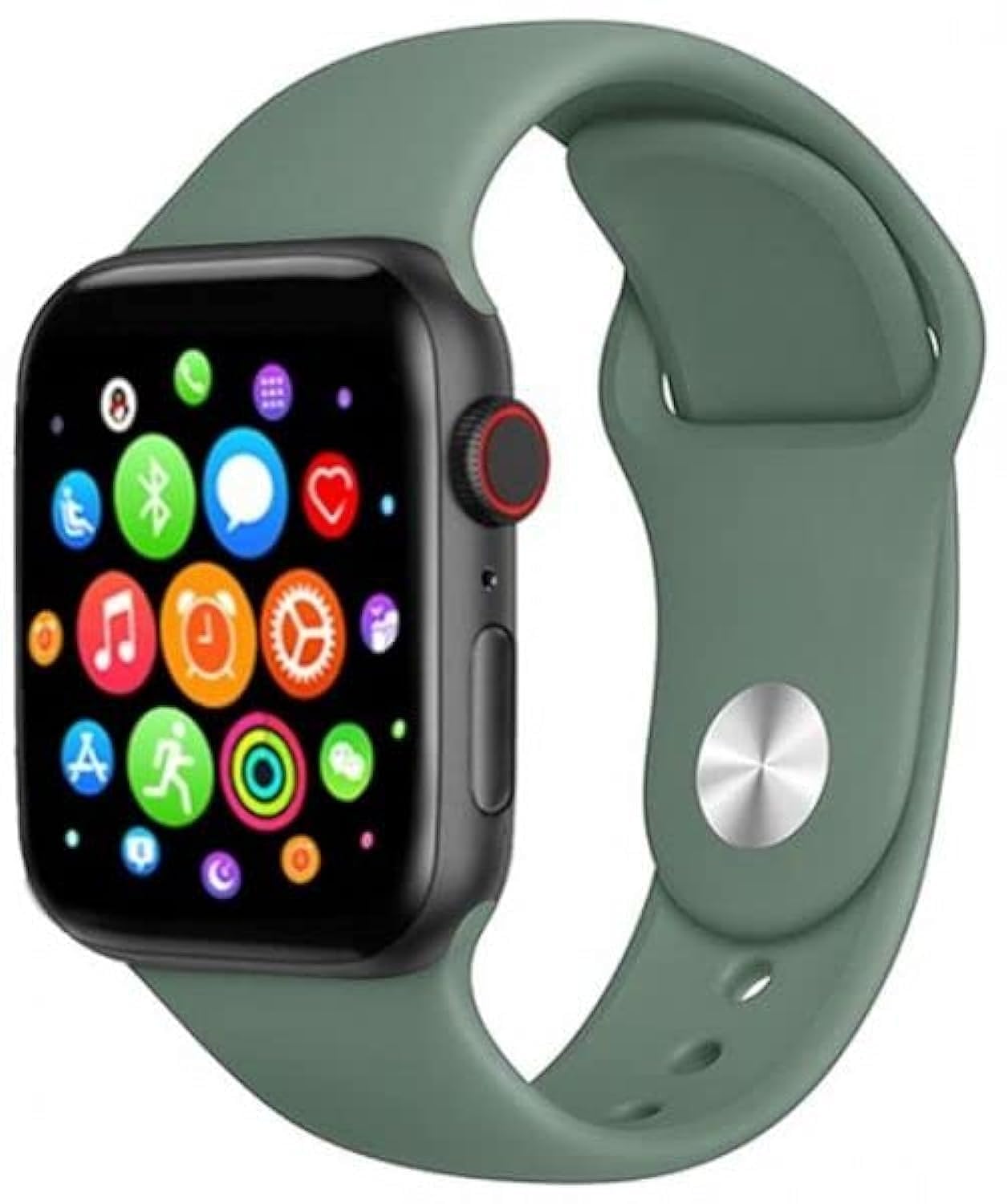 smart watch t500 smart watch 2020 t500 smart watch series 5 smart watch blood pressure BT call music player 44mm for ISO Android heart Rate smartwatch (GREEN)