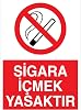 Sigara İçmek Yasaktır Uyarı Tabelası - 70x100 Alüminyum Kompozit Panel - SİG35