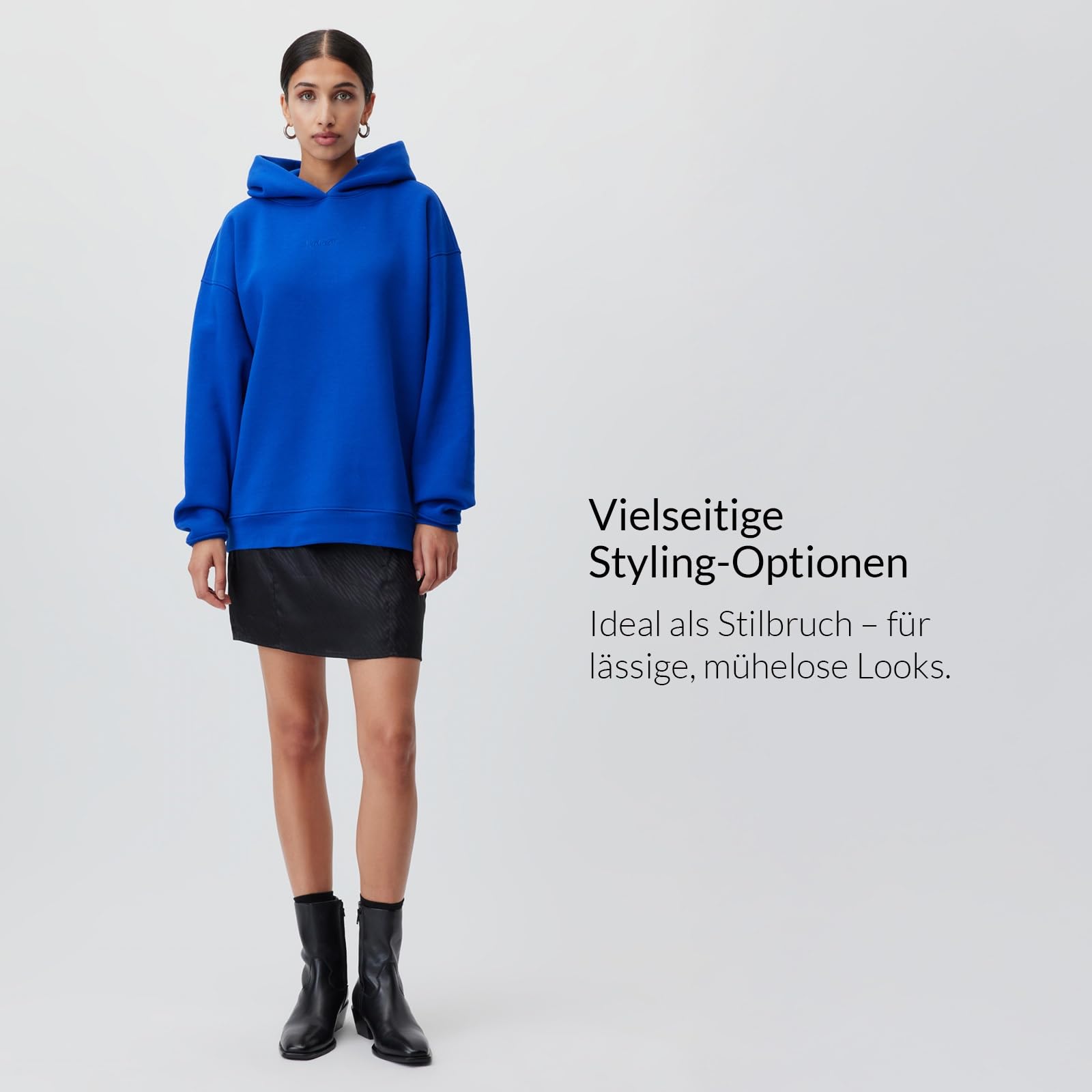 LeGer Abby Hoodie - Pullover Damen mit Kapuze - Oversized-Passform - Sweater aus Baumwolle - Mode für Damen - by Lena Gercke - Gr. 34-44