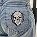 Skull Iron On Patch 3