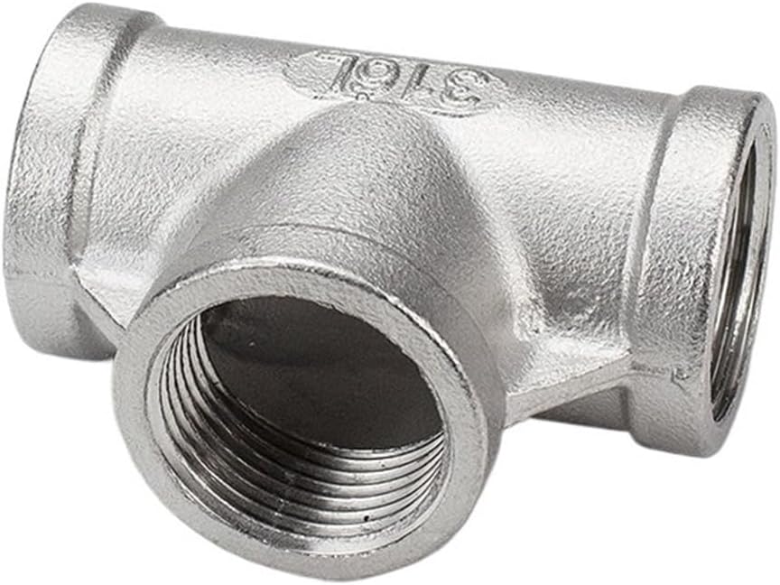316L Stainless Steel Internal Thread tee Stainless Steel Thread Buckle tee Stainless Steel Internal Thread tee 4 Minutes 6 Minutes 1 inch(G1/8)