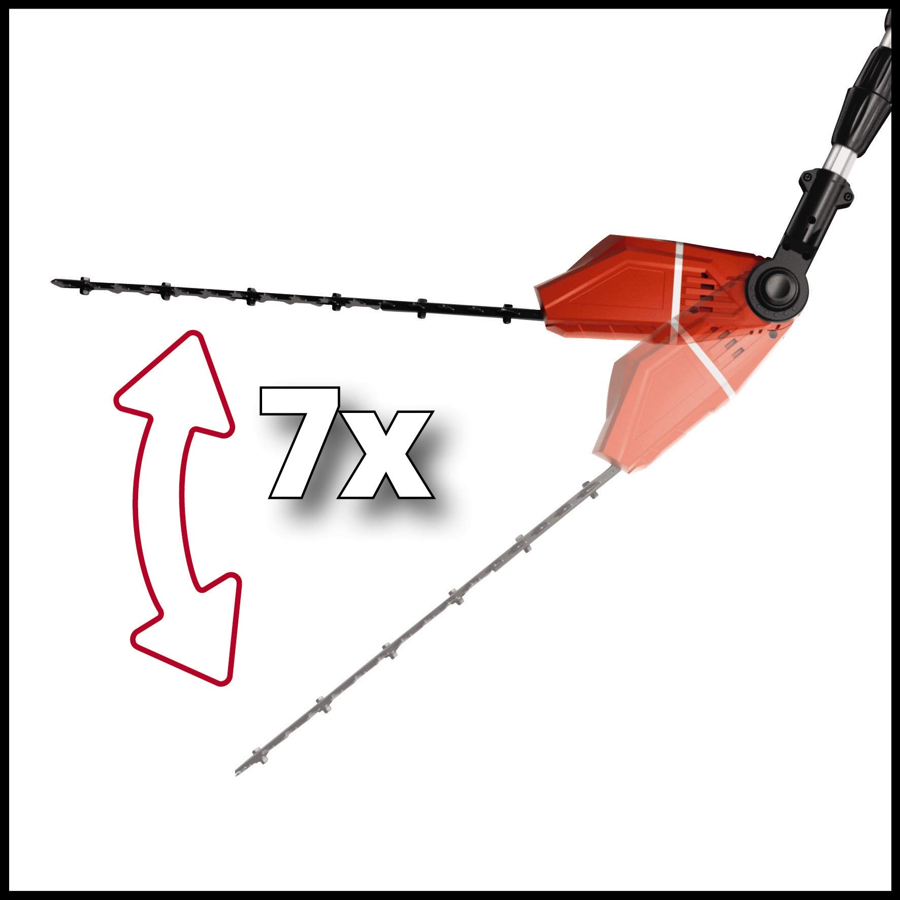 Einhell GE-HC 18 Li T-Solo Svettatoio Multifunzione a Batteria, 1700 Tagli al Minuto, Rosso/Nero, 18 V+Einhell 4512097 Starter-Kit