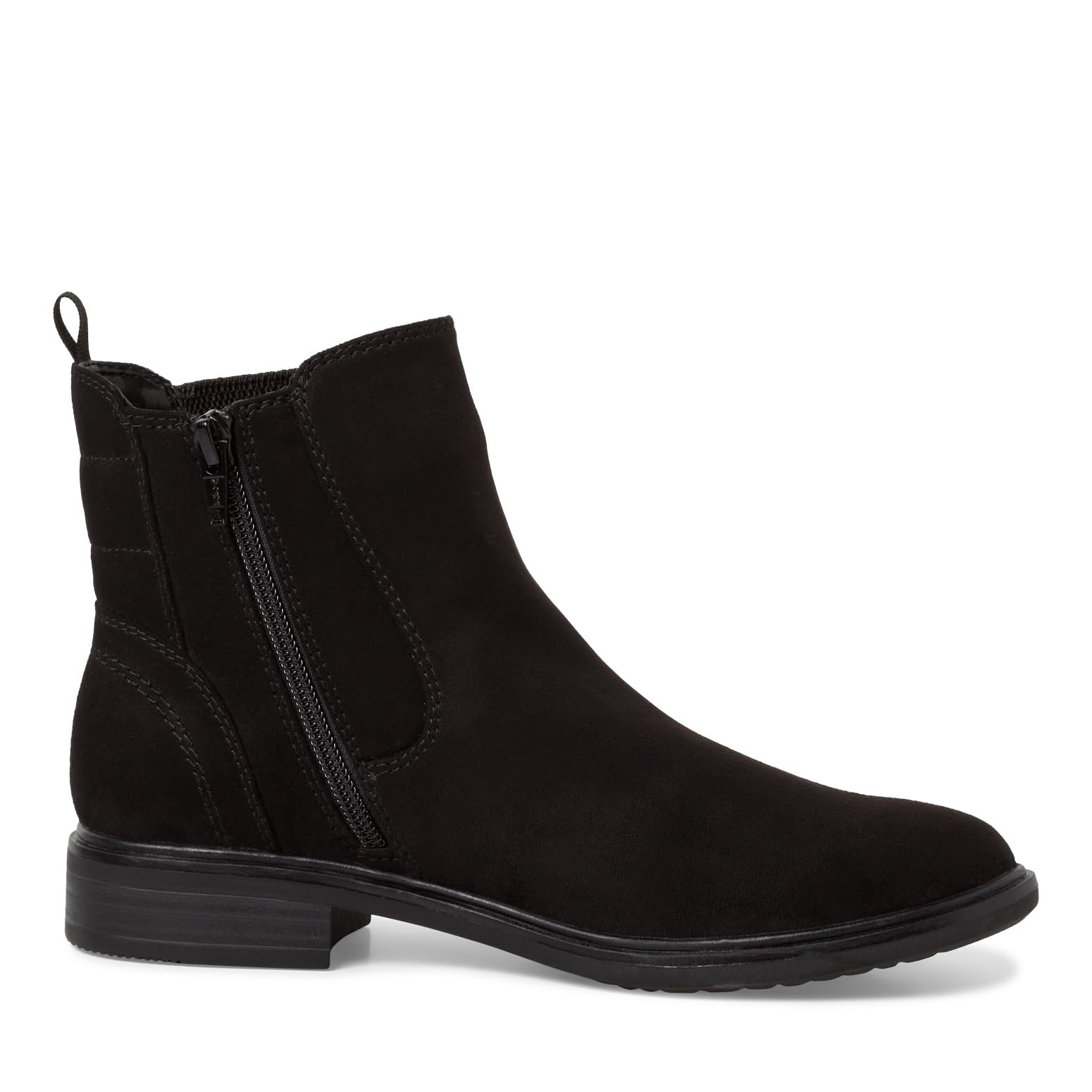 Jana Women's Softline 8-25369-41 Komfortable Mehrweite Bequemschuh Klassisch Schlupfstiefel Alltagsschuhe Chelsea Boot, Black, 3.5 UK