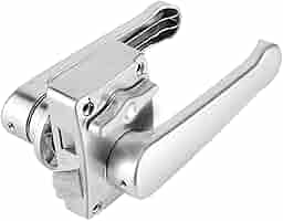 WC Türschloss Für Wohnmobile - Zinklegierung Schwarz, Schlüssellos