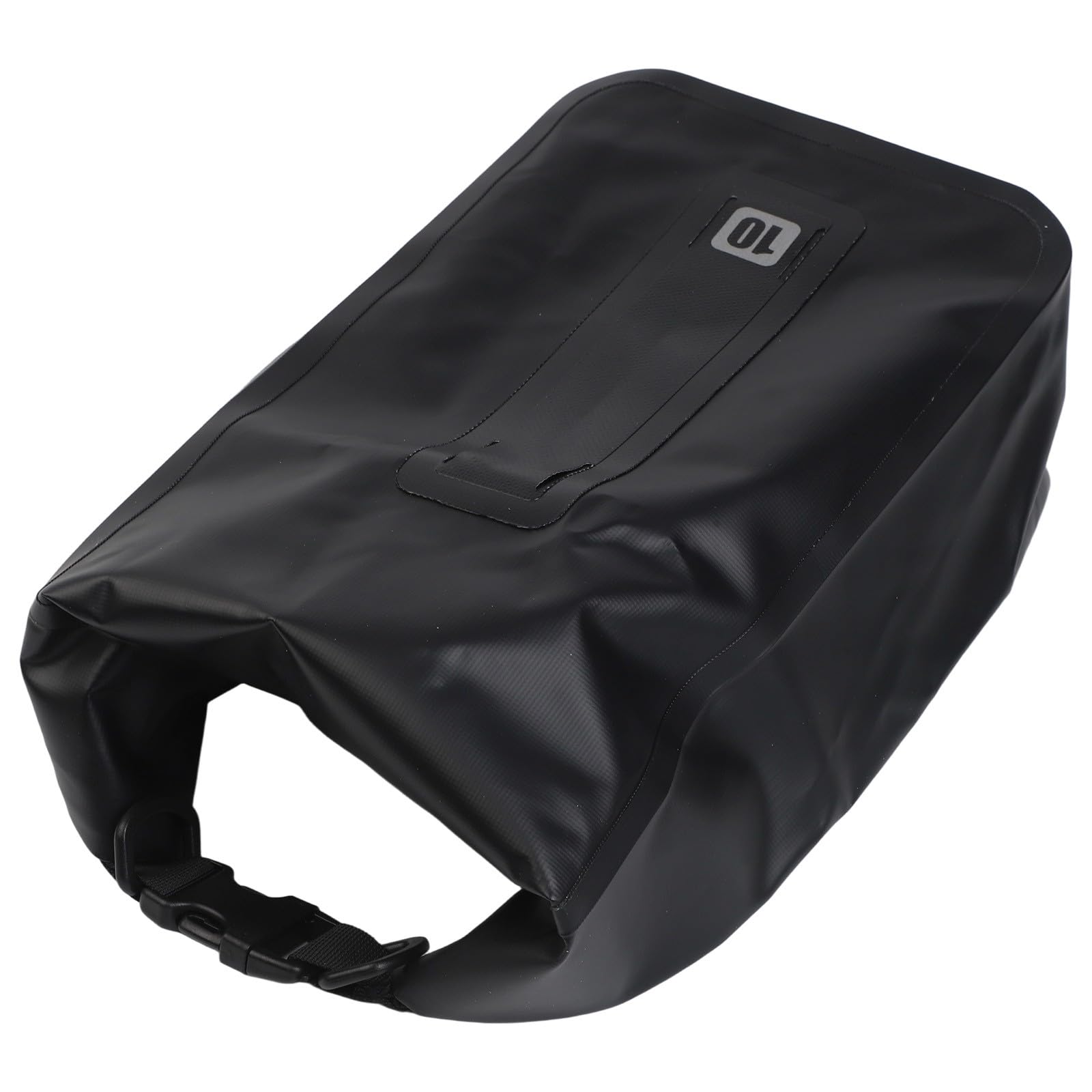10 L Sac de fourche avant pour vélo avec support en métal, sacoche de route en nylon imperméable pour vélo, vélo électrique et scooter, support de montage réglable noir