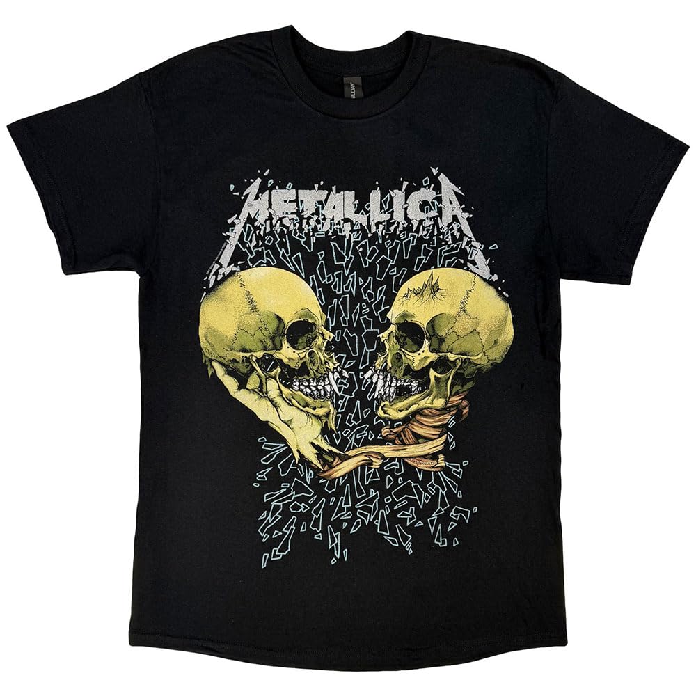 Metallica T Shirt Sad But True Band Logo Official Mens Black M